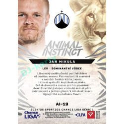 2024/25 Sportzoo Chance Liga 1. série #AI-19 Jan Mikula Animal Instinct