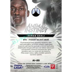 2024/25 Sportzoo Chance Liga 1. série #AI-20 Ahmad Ghali Animal Instinct