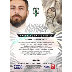 2024/25 Sportzoo Chance Liga 1. série #AI-24 Vachtang Čanturišvili Animal Instinct
