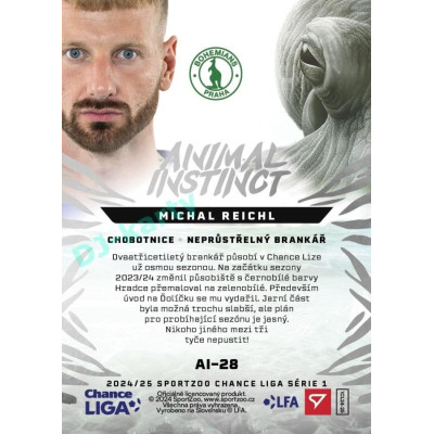 2024/25 Sportzoo Chance Liga 1. série #AI-28 Michal Reichl Animal Instinct