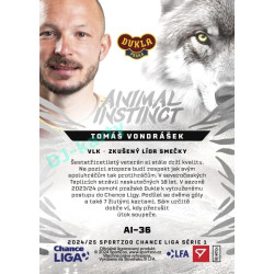 2024/25 Sportzoo Chance Liga 1. série #AI-36 Tomáš Vondrášek Animal Instinct