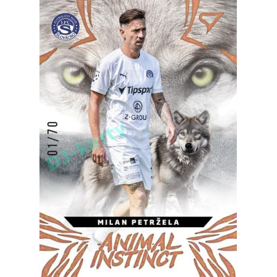 2024/25 Sportzoo Chance Liga 1. série #AI-12 Milan Petržela Animal Instinct Copper xx/70