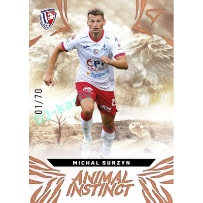 2024/25 Sportzoo Chance Liga 1. série #AI-26 Michal Surzyn Animal Instinct Copper xx/70