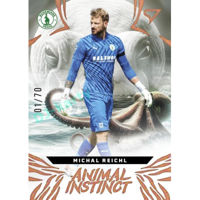 2024/25 Sportzoo Chance Liga 1. série #AI-28 Michal Reichl Animal Instinct Copper xx/70