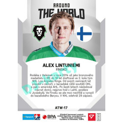 2021/22 Sportzoo TIPSPORT ELH 2. série #ATW-17 Alex Lintuniemi Around The World