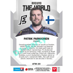 2021/22 Sportzoo TIPSPORT ELH 2. série #ATW-20 Patrik Parkkonen Around The World