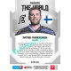 2021/22 Sportzoo TIPSPORT ELH 2. série #ATW-20 Patrik Parkkonen Around The World
