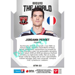 2021/22 Sportzoo TIPSPORT ELH 2. série #ATW-22 Jordann Perret Around The World