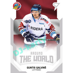 2021/22 Sportzoo TIPSPORT ELH 2. série #ATW-26 Guntis Galvinš Around The World