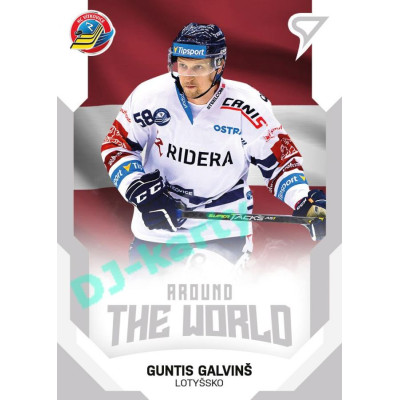 2021/22 Sportzoo TIPSPORT ELH 2. série #ATW-26 Guntis Galvinš Around The World