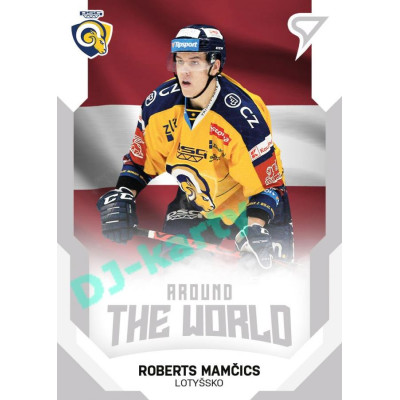 2021/22 Sportzoo TIPSPORT ELH 2. série #ATW-28 Roberts Mamčics Around The World