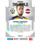 2021/22 Sportzoo TIPSPORT ELH 2. série #ATW-29 Patriks Zabusovs Around The World
