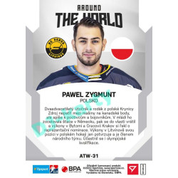 2021/22 Sportzoo TIPSPORT ELH 2. série #ATW-31 Pawel Zygmunt Around The World