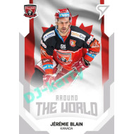 2021/22 Sportzoo TIPSPORT ELH 2. série #ATW-02 Jérémie Blain Around The World