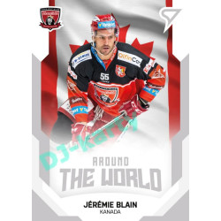 2021/22 Sportzoo TIPSPORT ELH 2. série #ATW-02 Jérémie Blain Around The World