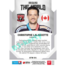 2021/22 Sportzoo TIPSPORT ELH 2. série #ATW-04 Christophe Lalancette Around The World