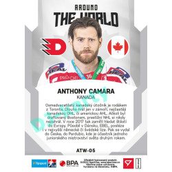 2021/22 Sportzoo TIPSPORT ELH 2. série #ATW-05 Anthony Camara Around The World