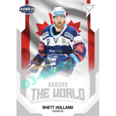 2021/22 Sportzoo TIPSPORT ELH 2. série #ATW-07 Rhett Holland Around The World