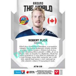 2021/22 Sportzoo TIPSPORT ELH 2. série #ATW-08 Robert Flick Around The World