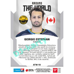 2021/22 Sportzoo TIPSPORT ELH 2. série #ATW-10 Giorgio Estephan Around The World