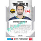 2021/22 Sportzoo TIPSPORT ELH 2. série #ATW-10 Giorgio Estephan Around The World