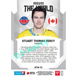 2021/22 Sportzoo TIPSPORT ELH 2. série #ATW-12 Stuart Thomas Percy Around The World