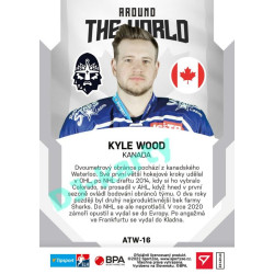 2021/22 Sportzoo TIPSPORT ELH 2. série #ATW-16 Kyle Wood Around The World