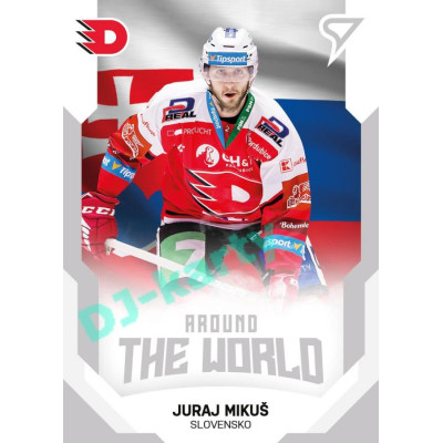 2021/22 Sportzoo TIPSPORT ELH 2. série #ATW-49 Juraj Mikuš Around The World