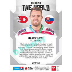 2021/22 Sportzoo TIPSPORT ELH 2. série #ATW-51 Marek Hecl Around The World