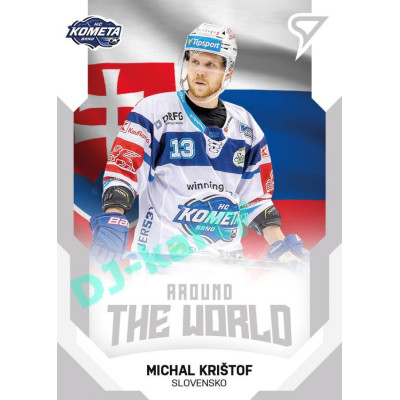 2021/22 Sportzoo TIPSPORT ELH 2. série #ATW-54 Michal Krištof Around The World