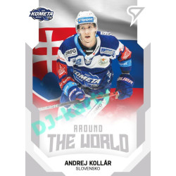 2021/22 Sportzoo TIPSPORT ELH 2. série #ATW-55 Andrej Kollár Around The World