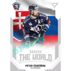 2021/22 Sportzoo TIPSPORT ELH 2. série #ATW-58 Peter Čerešňák Around The World