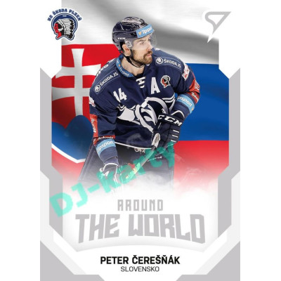 2021/22 Sportzoo TIPSPORT ELH 2. série #ATW-58 Peter Čerešňák Around The World