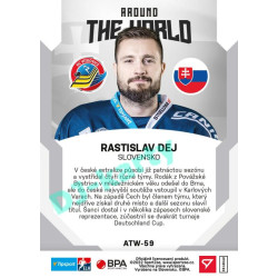 2021/22 Sportzoo TIPSPORT ELH 2. série #ATW-59 Rastislav Dej Around The World