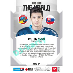 2021/22 Sportzoo TIPSPORT ELH 2. série #ATW-61 Patrik Koch Around The World