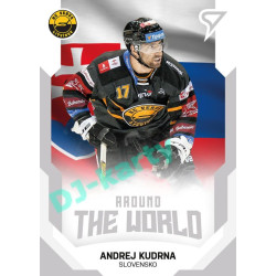 2021/22 Sportzoo TIPSPORT ELH 2. série #ATW-64 Andrej Kudrna Around The World
