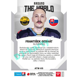2021/22 Sportzoo TIPSPORT ELH 2. série #ATW-65 František Gerhát Around The World