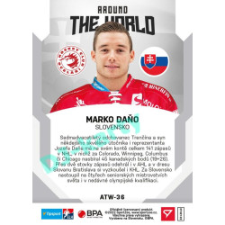 2021/22 Sportzoo TIPSPORT ELH 2. série #ATW-36 Marko Daňo Around The World