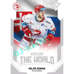 2021/22 Sportzoo TIPSPORT ELH 2. série #ATW-40 Miloš Roman Around The World