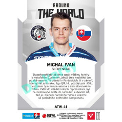 2021/22 Sportzoo TIPSPORT ELH 2. série #ATW-41 Michal Ivan Around The World