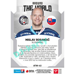 2021/22 Sportzoo TIPSPORT ELH 2. série #ATW-42 Mislav Rosandič Around The World