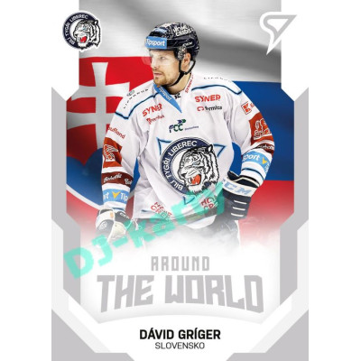 2021/22 Sportzoo TIPSPORT ELH 2. série #ATW-43 Dávid Gríger Around The World