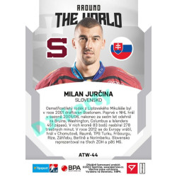 2021/22 Sportzoo TIPSPORT ELH 2. série #ATW-44 Milan Jurčina Around The World