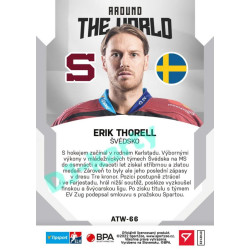 2021/22 Sportzoo TIPSPORT ELH 2. série #ATW-66 Erik Thorell Around The World