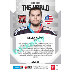 2021/22 Sportzoo TIPSPORT ELH 2. série #ATW-69 Kelly Klíma Around The World