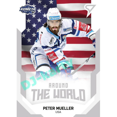 2021/22 Sportzoo TIPSPORT ELH 2. série #ATW-71 Peter Mueller Around The World