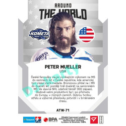 2021/22 Sportzoo TIPSPORT ELH 2. série #ATW-71 Peter Mueller Around The World