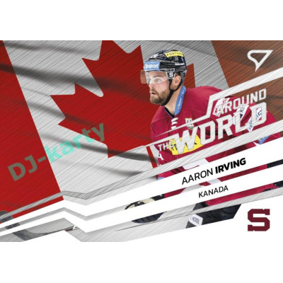2023/24 Sportzoo ELH 2. serie #AW-16 Aaron Irving Around The World