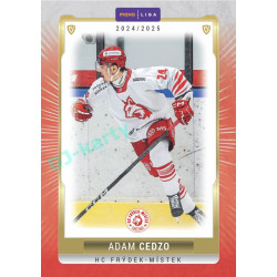 2024/25 Goal Cards Maxa liga 1. série #FMI-18 Adam Cedzo Parallel 1of40