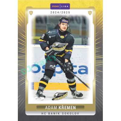 2024/25 Goal Cards Maxa liga 1. série #SOK-23 Adam Křemen Parallel 1of15